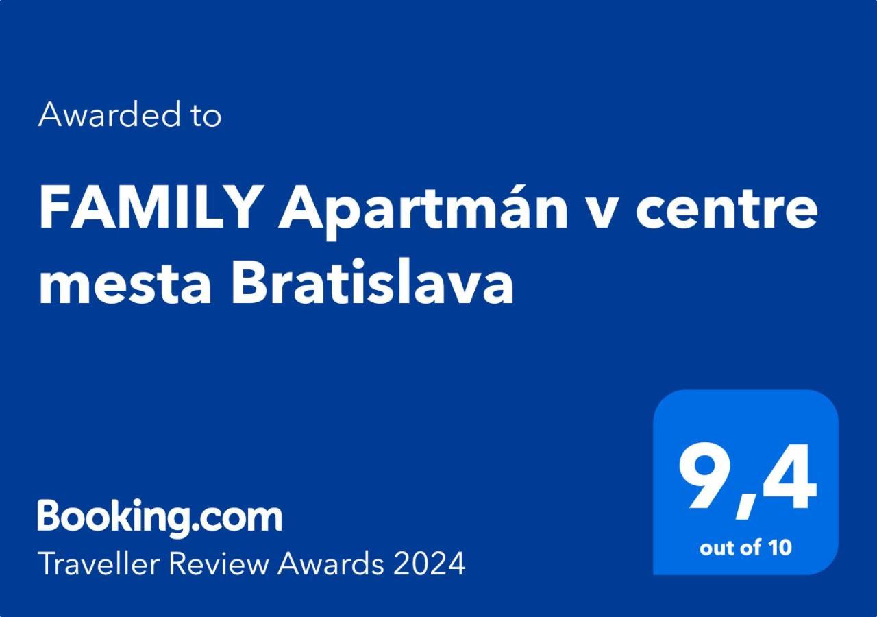Family Apartman V Centre Mesta Bratislava Exterior foto